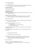 Gestión de la Calidad