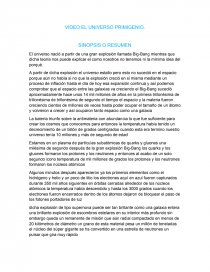 VIDEO EL UNIVERSO PRIMOGENIO. Página 1