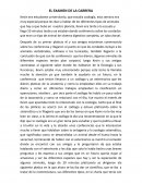 EL EXAMEN DE LA CARRERA