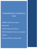 Tecnología para el cuidado de la salud unidad 1