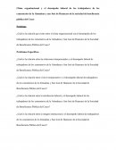 Clima organizacional y el desempeño laboral de los trabajadores de los cementerios de la Almudena y san José de Huancarо