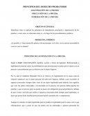 Derecho probatorio principios