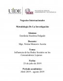 Influencia de las Redes Sociales en los Consumidores Lojanos