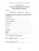 INVENTARIO DE INMUEBLE