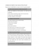 Actividades de la Unidad II: ¿Cómo Construir tú Marca Personal?