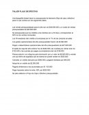 TALLER FLUJO DE EFECTIVO