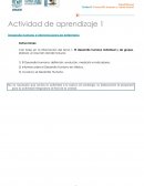 Actividad de aprendizaje 1 Desarrollo humano e intervenciones de enfermería