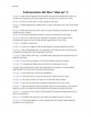 Instrucciones del libro “step up”