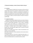 Planteamiento Estratégico y Análisis de Situación Modelo de Negocio