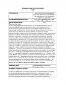 RESUMEN ANALITICO EDUCATIVO RAE