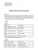 Bioquimica. Relación estructura y función de una proteína