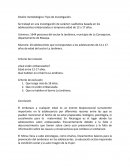 Diseño metodológico: Tipo de Investigación: adolescentes y embarazo a la temprana edad de 12 a 17 años