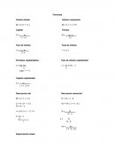 Formulas Interés simple