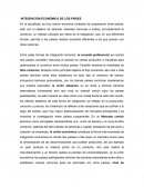 INTEGRACIÓN ECONÓMICA DE LOS PAÍSES