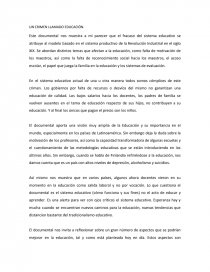 CRIMEN LLAMADO EDUCACION. Página 1
