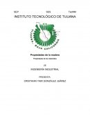 Propidades de la madera