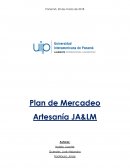 Plan de mercadeo Artesania JA&LM