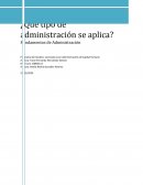 Fundamentos de Administración