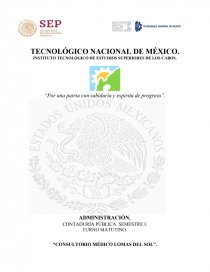 CONSULTORIO MÉDICO LOMAS DEL SOL. Página 1