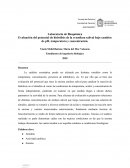 Actividad catalitica de la amilasa salival