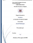 ANALISIS SEMIOTICO PUBLICITARIO