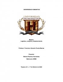 Logística, compras y abastecimiento. Página 1