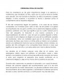 CEREMONIA RITUAL DE BAUTIZO