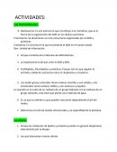 Actividades: Las biomoléculas y las celulas