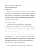 La especificidad del aprendizaje escolar