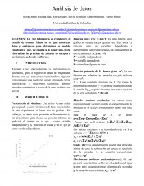 Análisis de Datos. Página 1