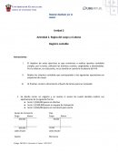 Actividad 2. Reglas del cargo y el abono Registro contable