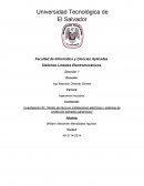 Investigación #3: “Redes de tierra en instalaciones eléctricas y sistemas de protección llamados pararrayos”