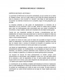 Empresa orgánica y mecánica MCDONALD