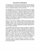 REFLEXIÓN DE APRENDIZAJE marketing