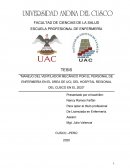 Manejo del ventilador mecánico por el personal de enfermería en el área de UCI, del Hospital Regional del Cusco en el 2020