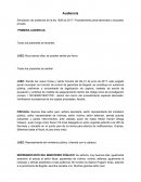 Simulación de audiencia de la ley 1826 de 2017. Procedimiento penal abreviado y acusador privado