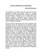 POR LOS CAMINOS DE LA CREATIVIDAD