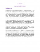 EL ABORTO (DECIDIR SOBRE EL OTRO)