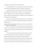 LAS PERSONAS Y LOS GRUPOS EN LAS ORGANIZACIONES