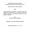 ¿COMO GARANTIZAR EL DERECHO A LA PENSION, CUANDO HAY ERRORES EN LA INFORMACION DE LA HISTORIA LABORAL DE LOS USUARIOS CONTENIDA EN LAS BASES DE DATOS DE LAS AFPS PÚBLICAS Y PRIVADAS?