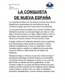 LA CONQUISTA DE NUEVA ESPAÑA