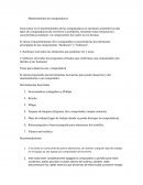 Mantenimiento de computadoras