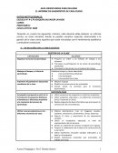 GUÍA ORIENTADORA PARA REALIZAR EL INFORME DE DIAGNÓSTICO DE CADA CURSO