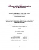 PROCESOS DE TRANSFERENCIA DE GAS PROPANO DE BUQUE A TIERRA