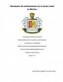 Desabasto de medicamentos en el sector salud en México