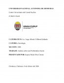 Análisis sobre una Problemática Social