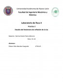 Laboratorio de fisica 4 Practica 2 Estudio del fenómeno de reflexión de la luz