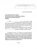 DENUNCIA POR IMCUMPLIMIENTO DE LAS OBLIGACIONES DE ASISTENCIA FAMILIAR