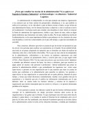 Ensayo de como es útil estudiar las teorías de la administración