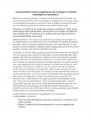 ¿Qué beneficios tiene la legalización de la droga en el ámbito sociológico y económico?